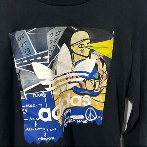 Black Adidas A$AP Ferg Graphic Long Sleeve Shirt